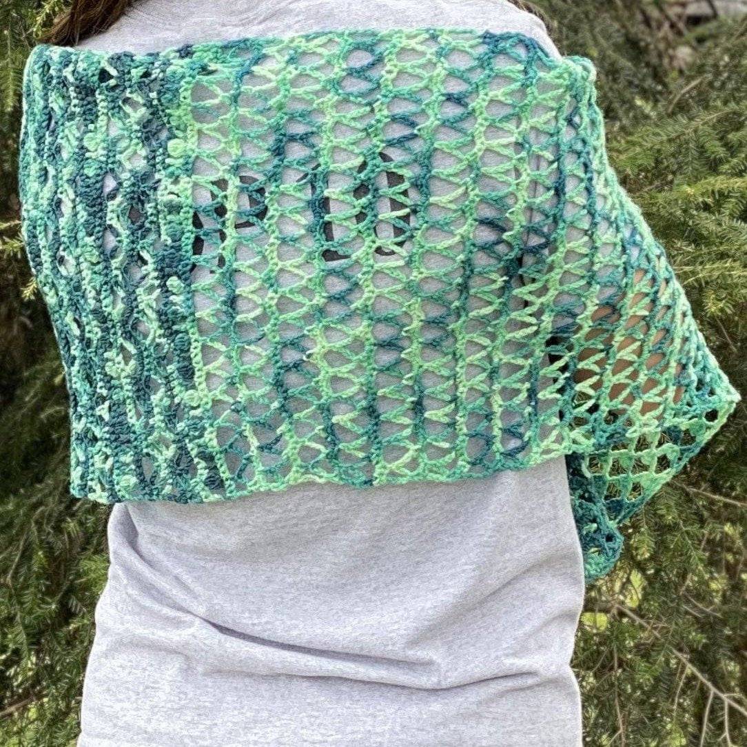Ariel Shawl Crochet Pattern from Darn Good Yarn