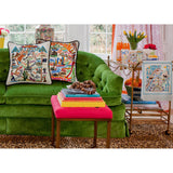 Arizona Hand-Embroidered Pillow from Quirks!