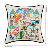 Arizona Hand-Embroidered Pillow from Quirks!