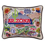 Arizona, University of Collegiate Hand-Embroidered Pillow from Quirks!