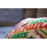 Arkansas Hand-Embroidered Pillow from Quirks!