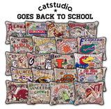 Arkansas, University of Collegiate Hand-Embroidered Pillow from Quirks!