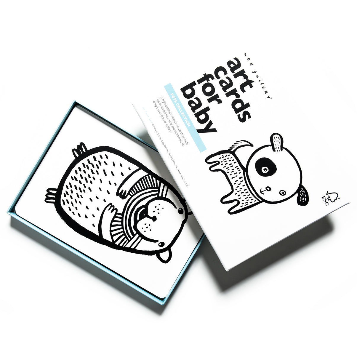Art Cards for Baby - Pets Collection From Wee Gallery
