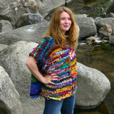 Artfully Yours Poncho Knit Pattern from Darn Good Yarn