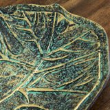 10” Leaf Shaped Decorative Accent from Nearly Natural