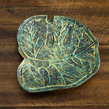 10” Leaf Shaped Decorative Accent from Nearly Natural