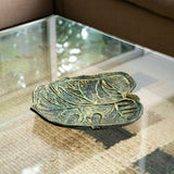 10” Leaf Shaped Decorative Accent from Nearly Natural