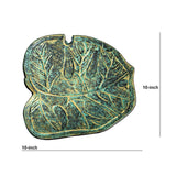 10” Leaf Shaped Decorative Accent from Nearly Natural