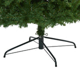 10’ Slim Green Mountain Pine Artificial Christmas Tree with 800 Clear LED Lights from Nearly Natural