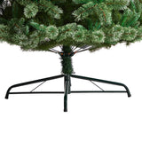 10’ Wisconsin Slim Snow Tip Pine Artificial Christmas Tree with 1652 Bendable Branches from Nearly Natural