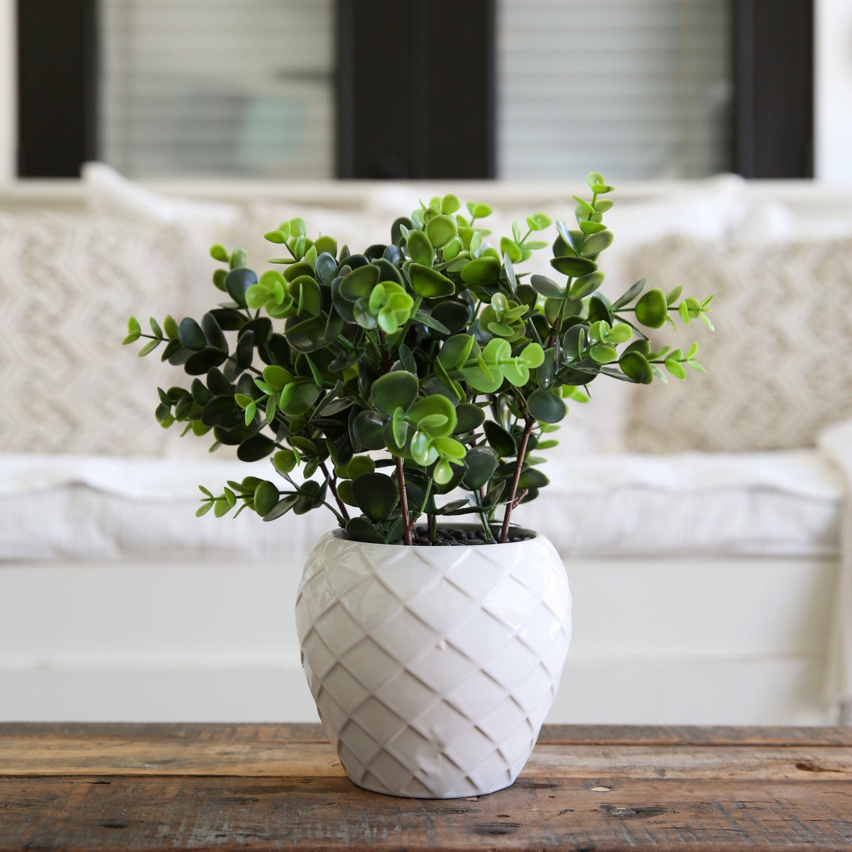 11” Artificial Boxwood Plant with Decorative Planter from Nearly Natural