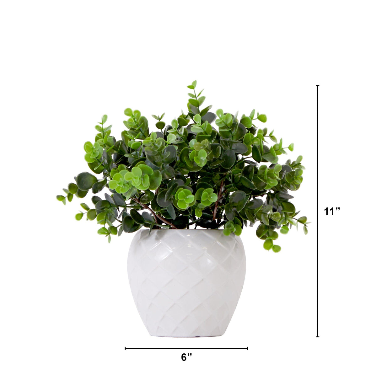 11” Artificial Boxwood Plant with Decorative Planter from Nearly Natural