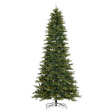 11’ Belgium Fir “Natural Look” Artificial Christmas Tree with 1250 Clear LED Lights and 4222 Bendable Branches from Nearly Natural