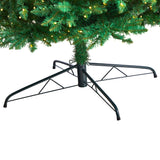 11’ Slim Green Mountain Pine Christmas Tree with 950 Clear LED Lights and 2836 Bendable Branches from Nearly Natural