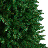 11’ Slim Green Mountain Pine Christmas Tree with 950 Clear LED Lights and 2836 Bendable Branches from Nearly Natural