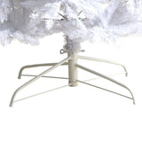 11’ Slim White Artificial Christmas Tree with 950 Warm White LED Lights and 2836 Bendable Branches from Nearly Natural