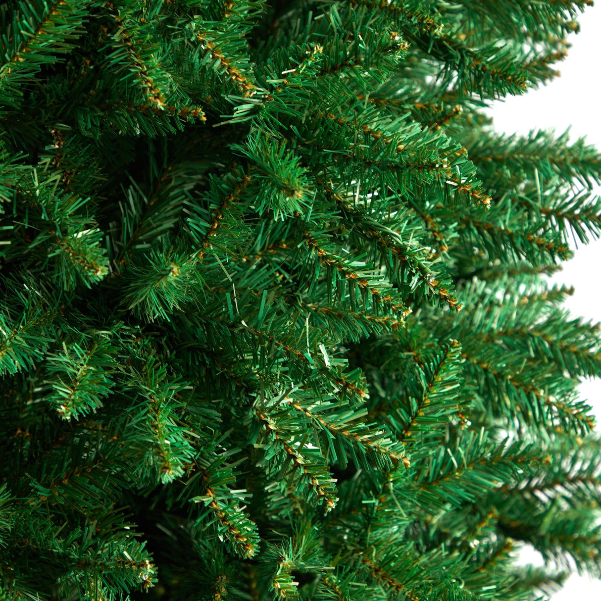 12’ Slim Green Mountain Pine Artificial Christmas Tree with 3235 Bendable Branches from Nearly Natural