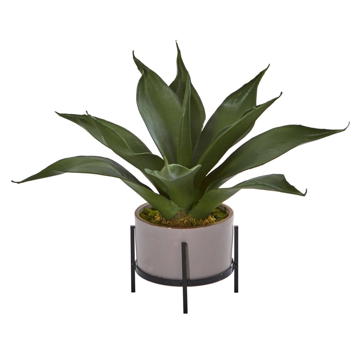 14” Agave Succulent in Decorative Planter from Nearly Natural