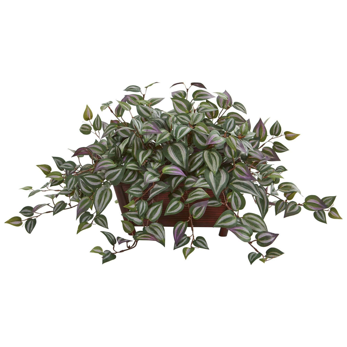 14" Wandering Jew Artificial Plant in Decorative Planter" from Nearly Natural