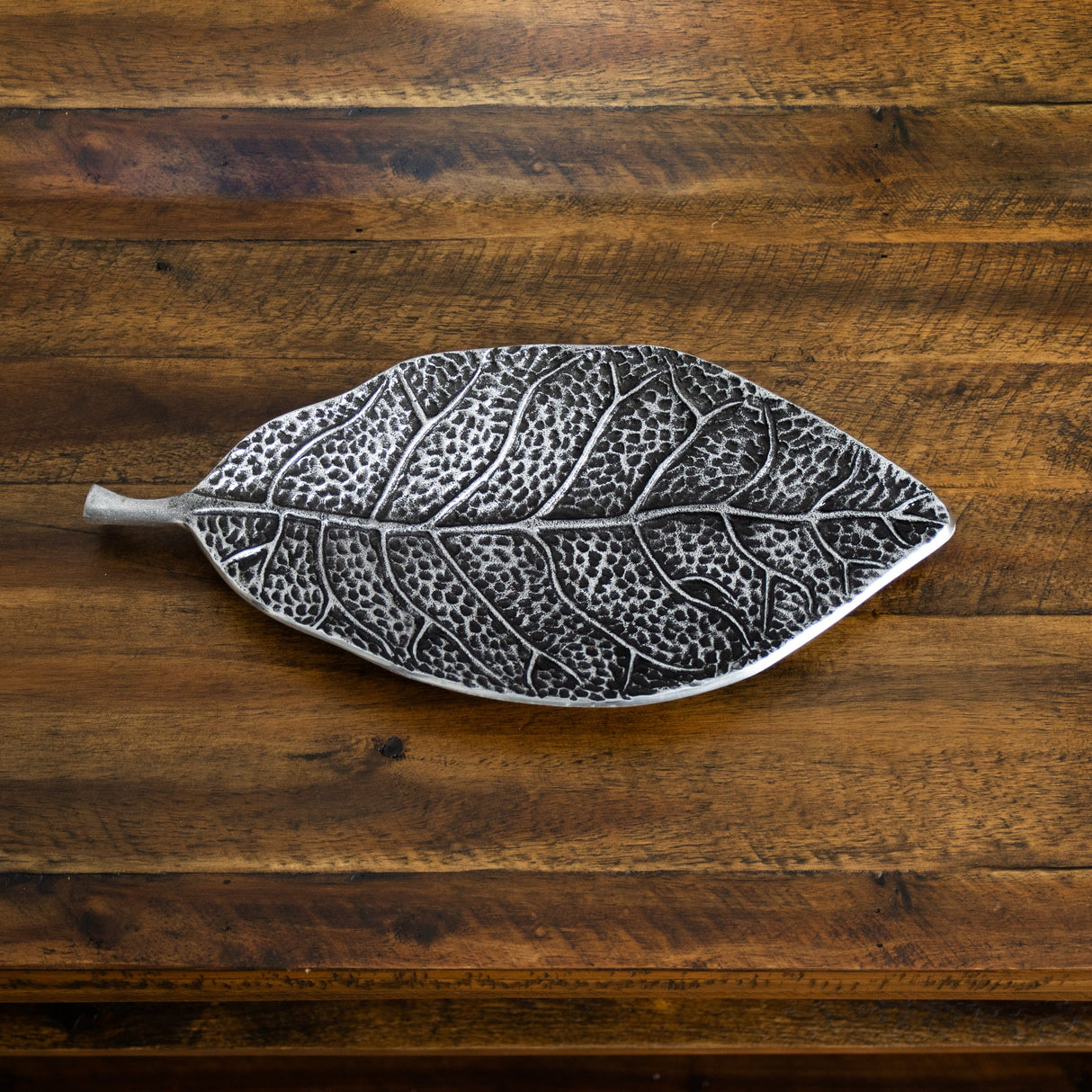 16” Antique Leaf Decorative Accent from Nearly Natural