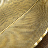 16” Gold Leaf Tray Decorative Accent from Nearly Natural