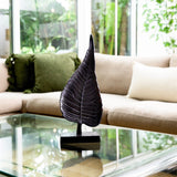 17” Aluminum Bodhi Leaf Decorative Accent from Nearly Natural