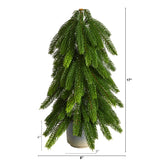 17” Pine Artificial Christmas Tree in Decorative Planter from Nearly Natural