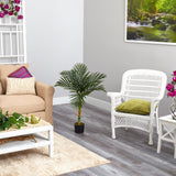 Single 3’ Stalk Golden Cane Artificial Palm Tree from Nearly Natural