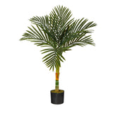 Single 3’ Stalk Golden Cane Artificial Palm Tree from Nearly Natural