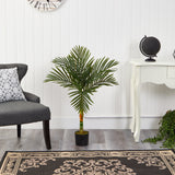 Single 3’ Stalk Golden Cane Artificial Palm Tree from Nearly Natural