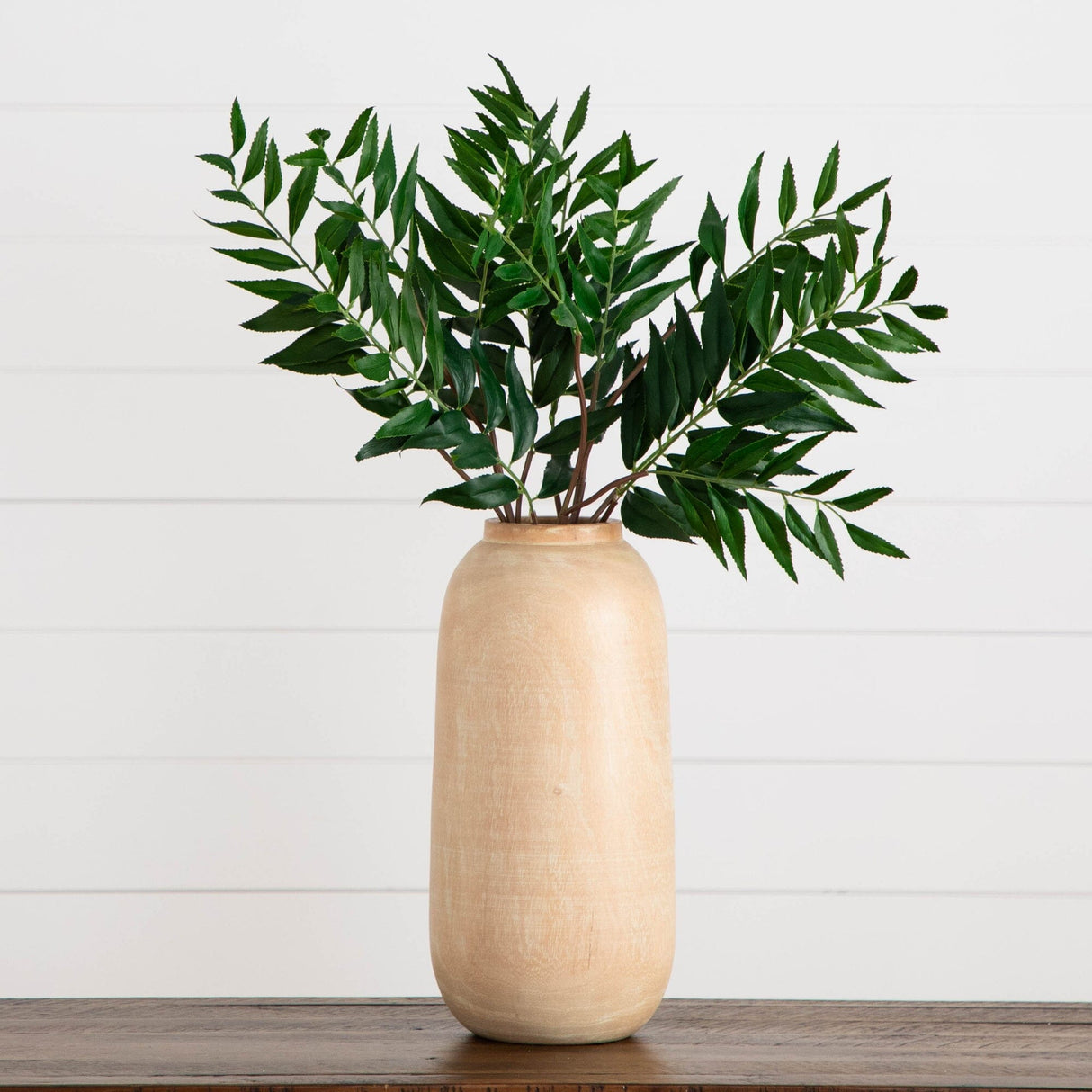 Artificial 38" Palmate Fern Stems - Set of 3 from Nearly Natural