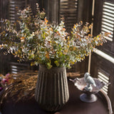 Artificial Faux Plant Eucalyptus Stem Autumn Green 26" Tall From Rustic Reach