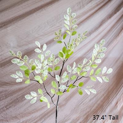 Artificial Faux Plant Fresh Spring Leaf Stem 37" Tall From Rustic Reach