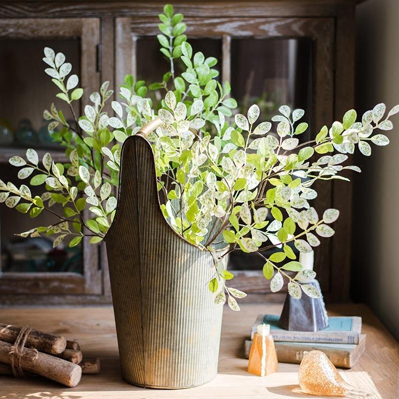 Artificial Faux Plant Fresh Spring Leaf Stem 37" Tall From Rustic Reach