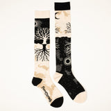 As Above So Below Tree Knee High Socks from FootClothes