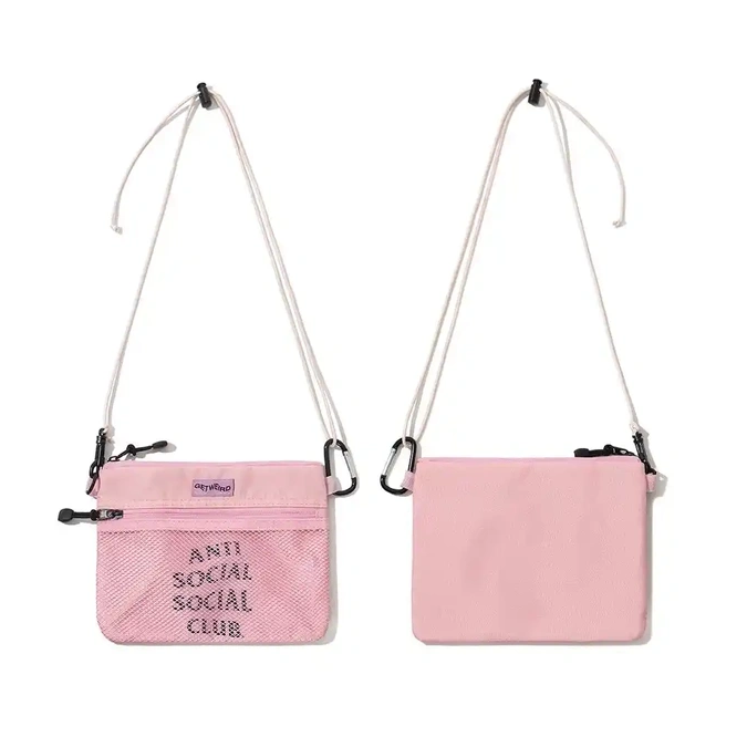 Anti Social Social Club My Bad Pink Shoulder Bag from LacedUp