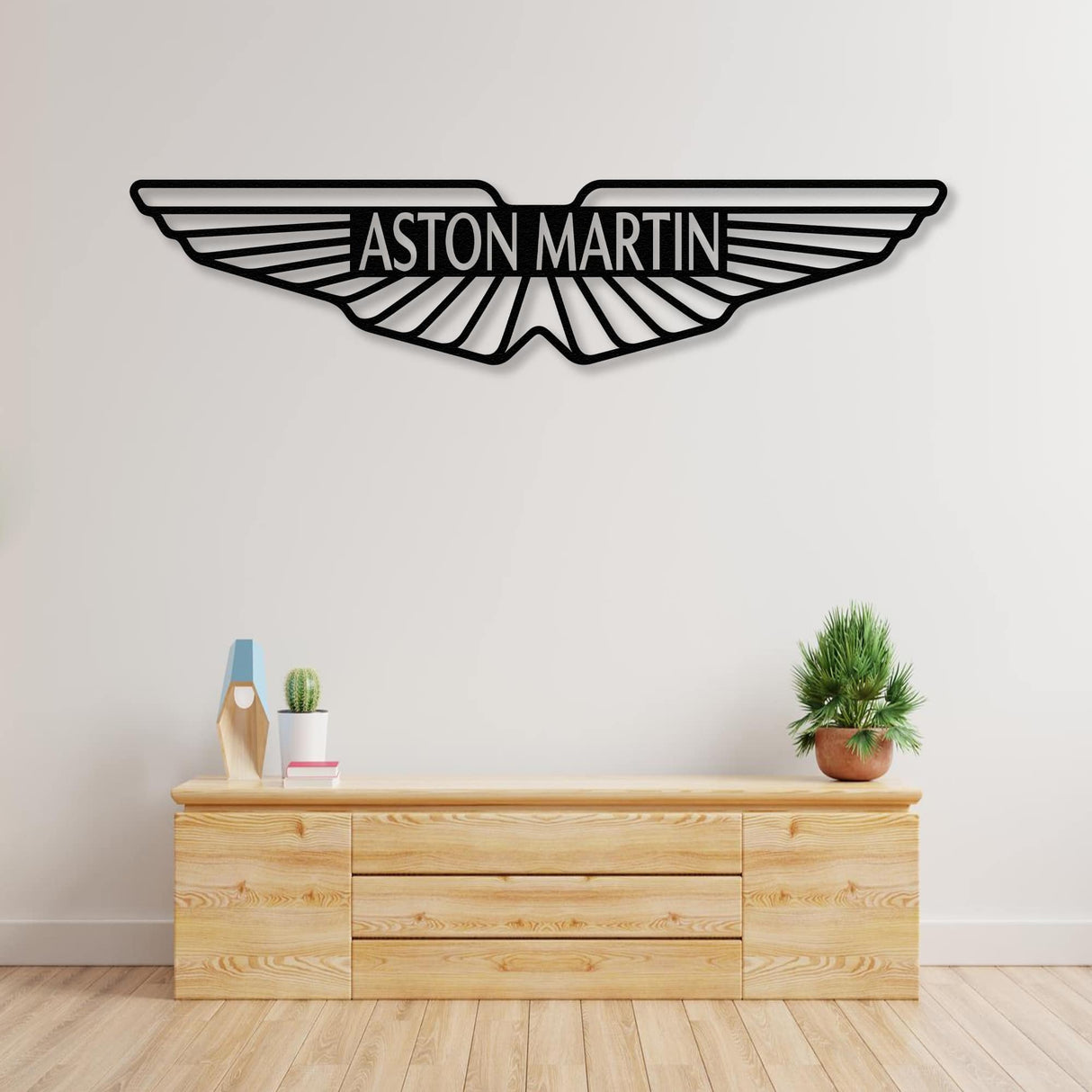 ASTON MARTIN Car Logo Metal Wall Art from VITAHOME DESIGN LLC
