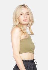 Asymmetrical Basic Crop Top from London Rag International