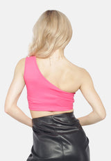 Asymmetrical Basic Crop Top from London Rag International