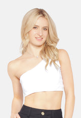 Asymmetrical Basic Crop Top from London Rag International