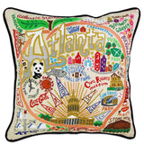 Atlanta Hand-Embroidered Pillow from Quirks!