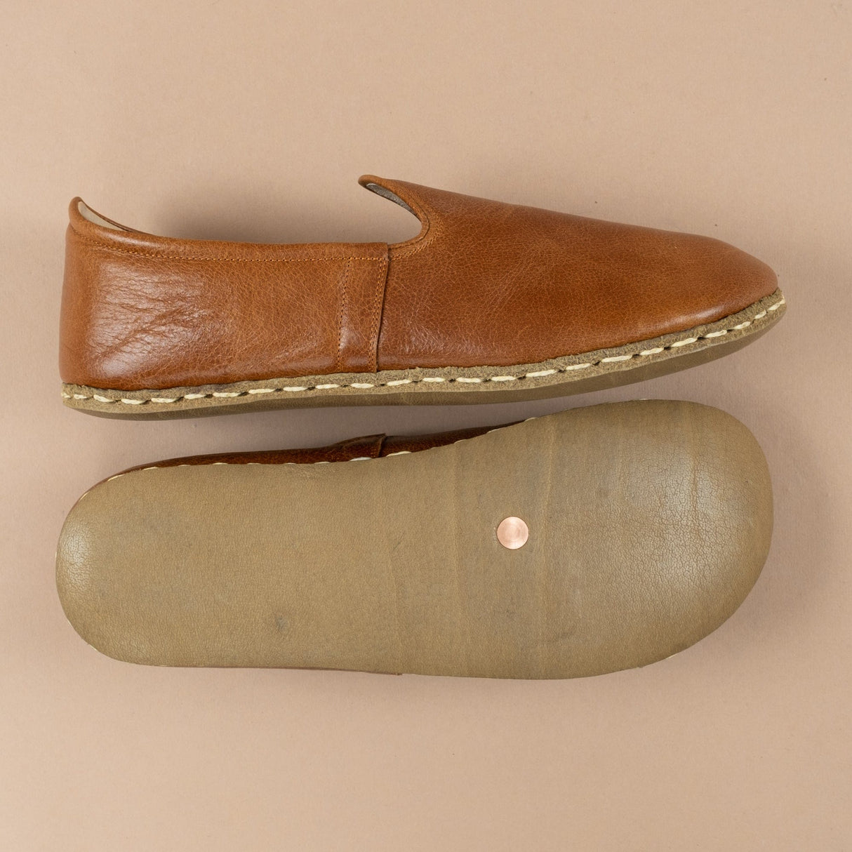 Women's Brown Barefoots from Atlantis Handmade Shoes