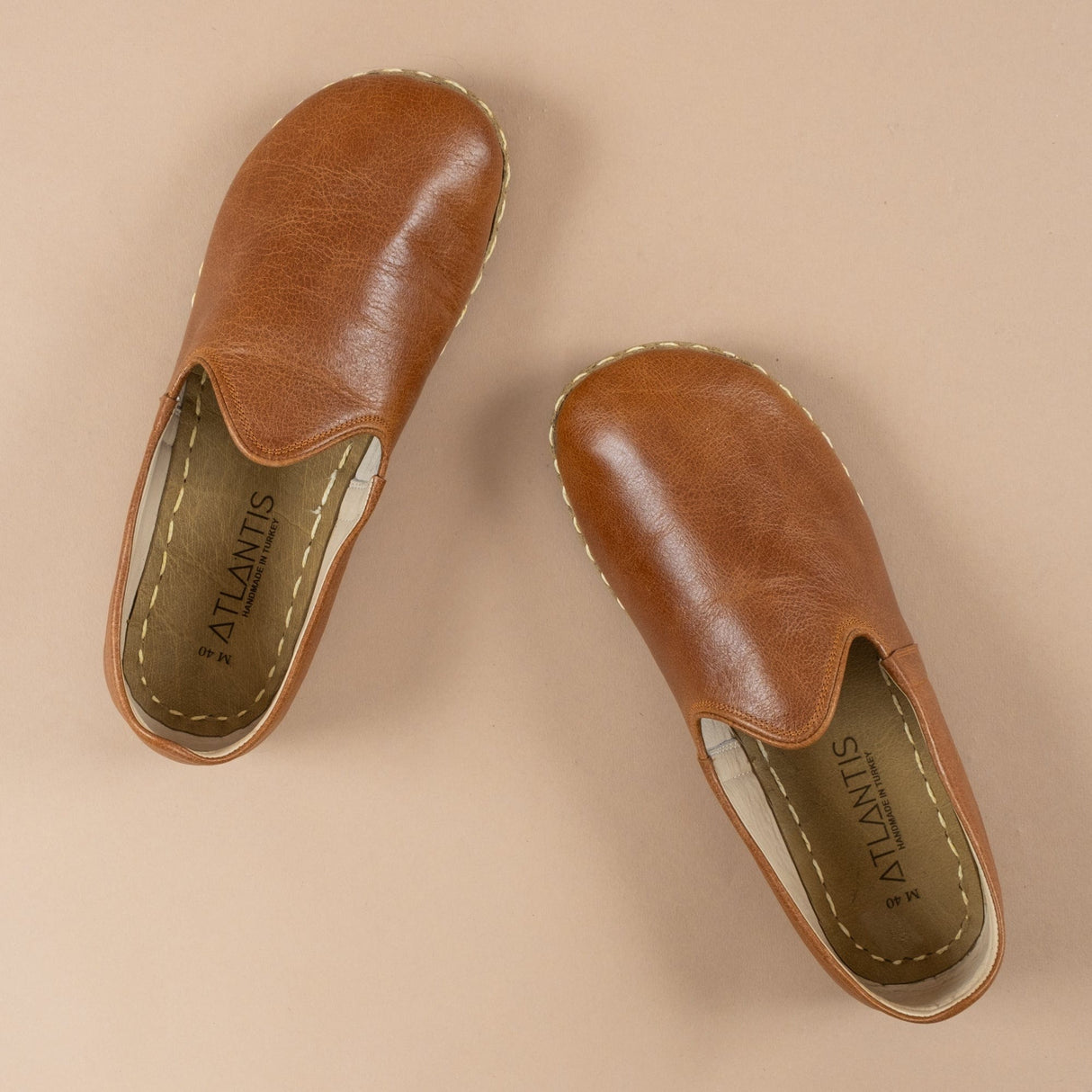 Women's Brown Barefoots from Atlantis Handmade Shoes