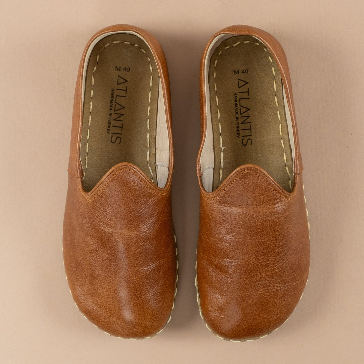 Women's Brown Barefoots from Atlantis Handmade Shoes