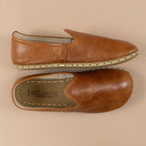Women's Brown Barefoots from Atlantis Handmade Shoes