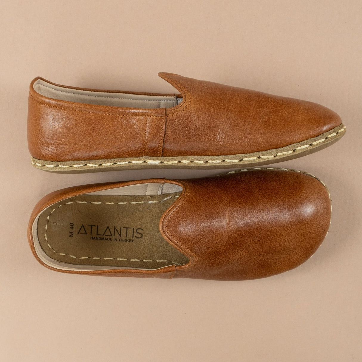 Men's Brown Barefoots from Atlantis Handmade Shoes