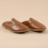 Women's Brown Barefoot Shearlings from Atlantis Handmade Shoes