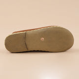 Women's Brown Barefoot Shearlings from Atlantis Handmade Shoes