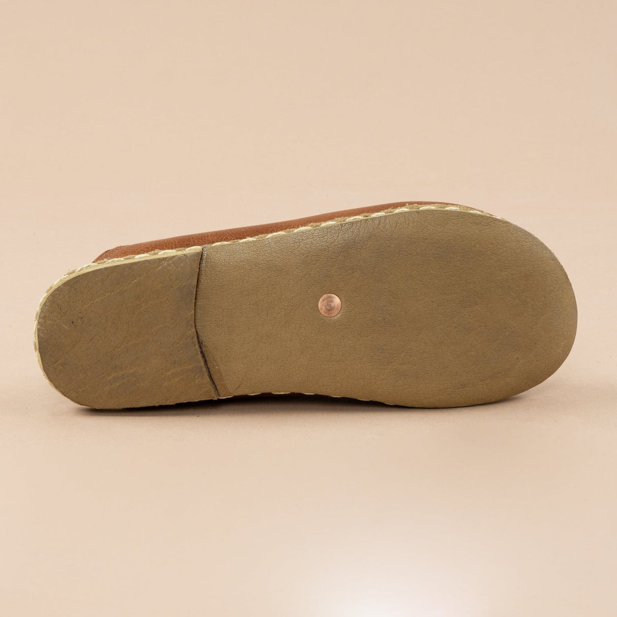 Men's Brown Barefoot Shearlings from Atlantis Handmade Shoes