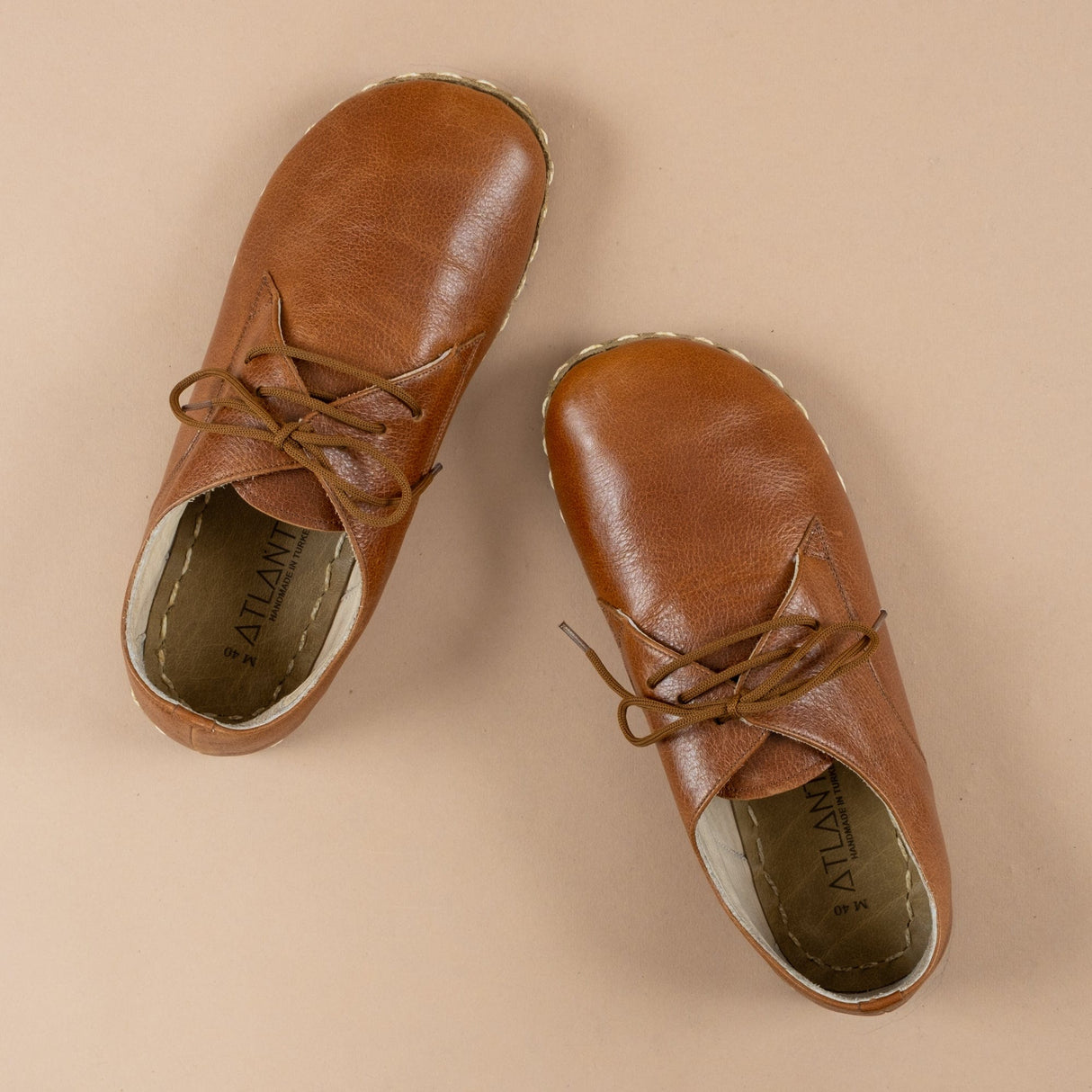 Women's Brown Oxfords from Atlantis Handmade Shoes
